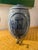 Blue Antique Blue Salt Glazed Stoneware Water Crock With Scene For Sale - Image 8 of 11
