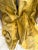 Vintage Custom Silk Taffeta Stripe Gold Drapery Panels-A Set For Sale In Palm Springs - Image 6 of 10