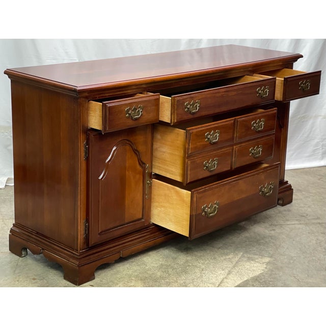 Vintage Solid Cherry American Drew Cherry Grove Collection Buffet / Sideboard Chairish