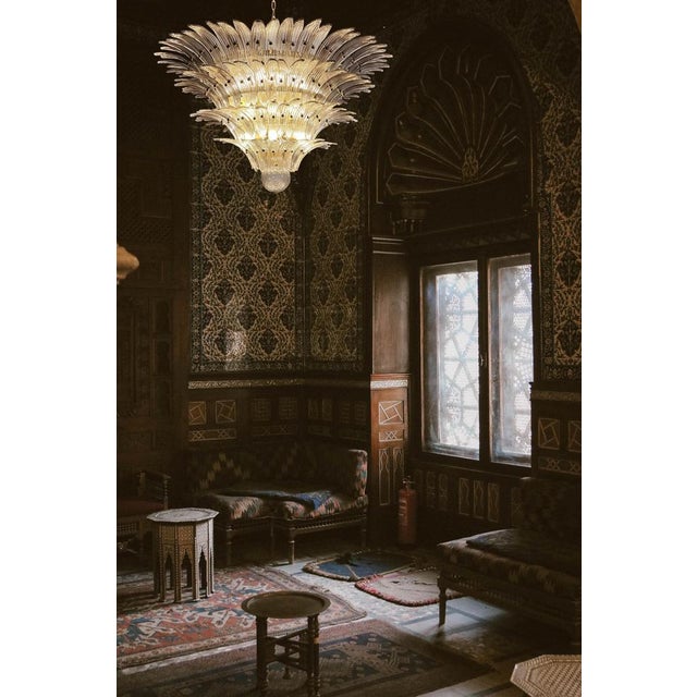 Palmette Ceiling Light with 163 Smoked Glasses, 1980s For Sale - Image 13 of 18