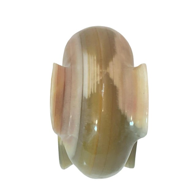 Stone Late 20th Century Stone Elephant Figurine For Sale - Image 7 of 11