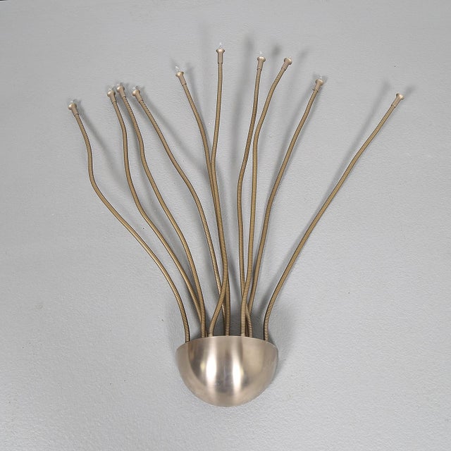 Metal Exis W Medusa Wall Lamp by Florian Schulz, Germany, 1980s For Sale - Image 7 of 13