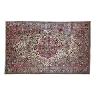 Hand-Knotted Turkish Kayseri Rug For Sale