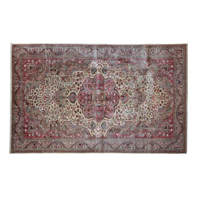 Hand-Knotted Turkish Kayseri Rug For Sale