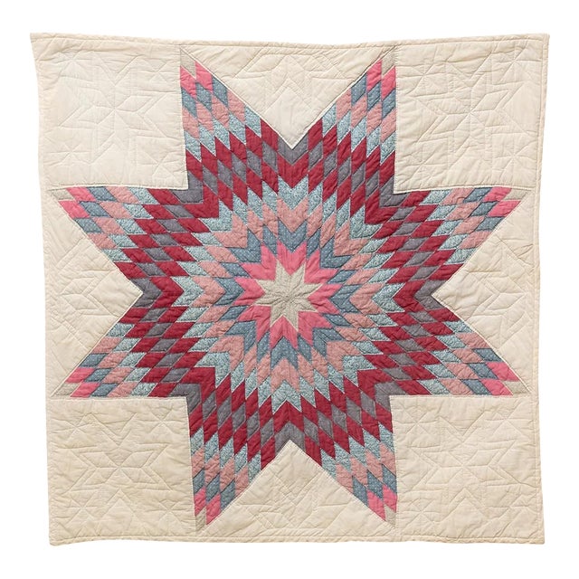 Diamond and Chevron Quilt For Sale