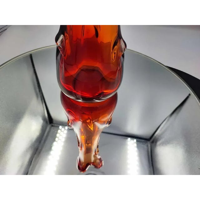 1970s Vintage Polish Glassworks Laura Vase, 1970s For Sale - Image 5 of 6