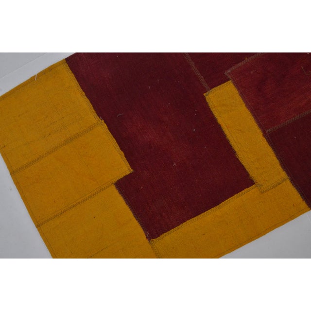 1960s Oushak Anatolian Wool Kilim Runner For Sale - Image 9 of 9