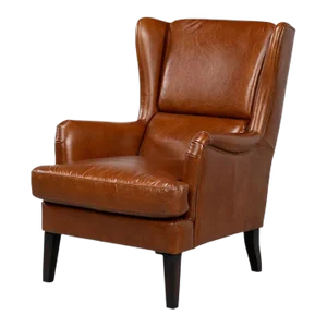 Wingback Leather Chair