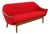 Adrian Pearsall Sofa With Walnut Arms For Sale