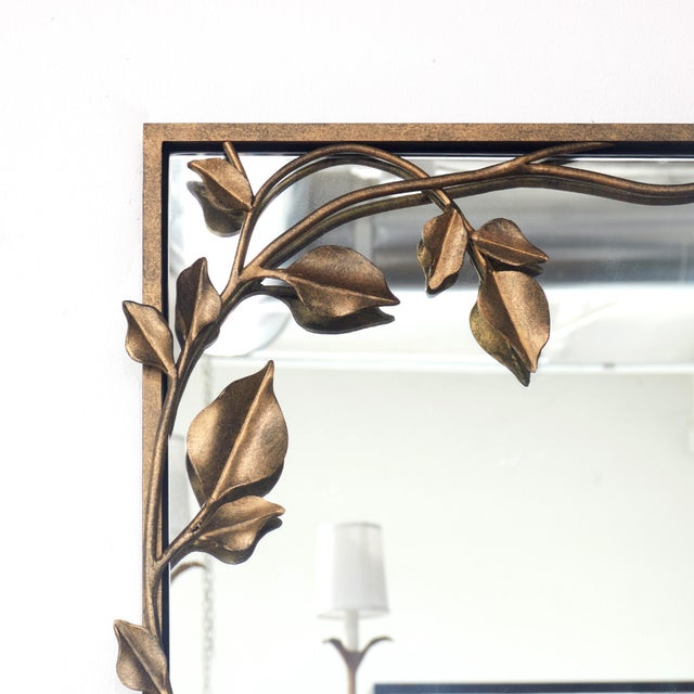 Graceful Leaf Mirror Wall Mirror For Sale In Dallas - Image 6 of 10