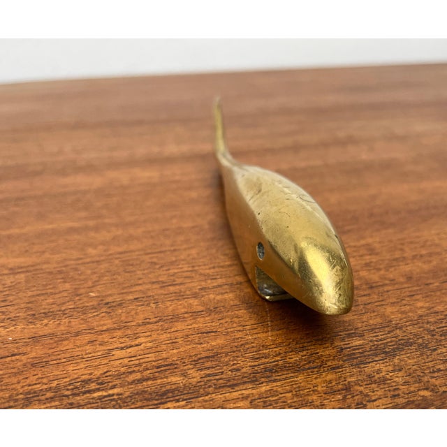 Mid-Century Modern Mid-Century Fish Bottle Opener in Brass, 1960s For Sale - Image 3 of 14