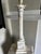 Black Black and White Marble Neoclassical Column Lamp For Sale - Image 8 of 8