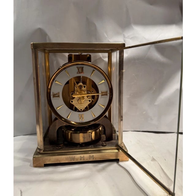 Metal Jaeger LeCoultre “Baby” Atmos Clock For Sale - Image 7 of 11