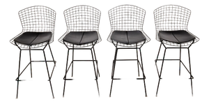 Vintage Barstools by Harry Bertoia for Knoll, 1980s, Set of 4