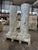 Green Grand Fluted Verde Alpi Marble Columns on Stepped Bases, Set of 2 For Sale - Image 8 of 9