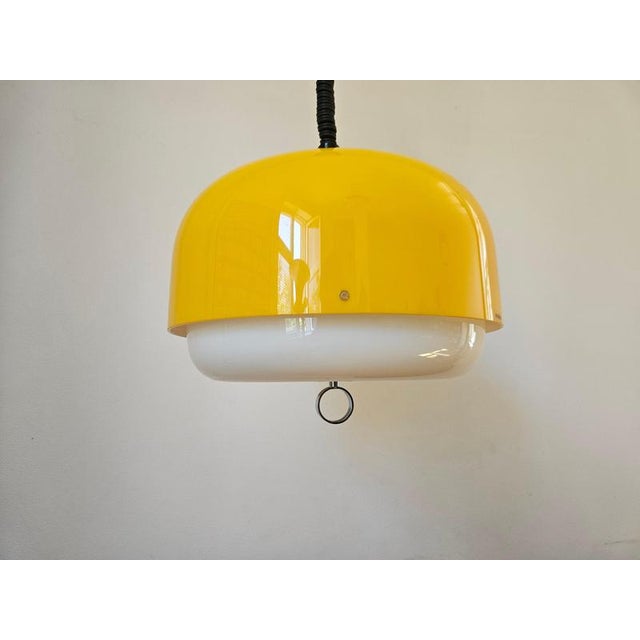 Guzzini Mid-Century Space Age Pendant Light by Guzzini for Meblo, Italy, 1970s For Sale - Image 4 of 13