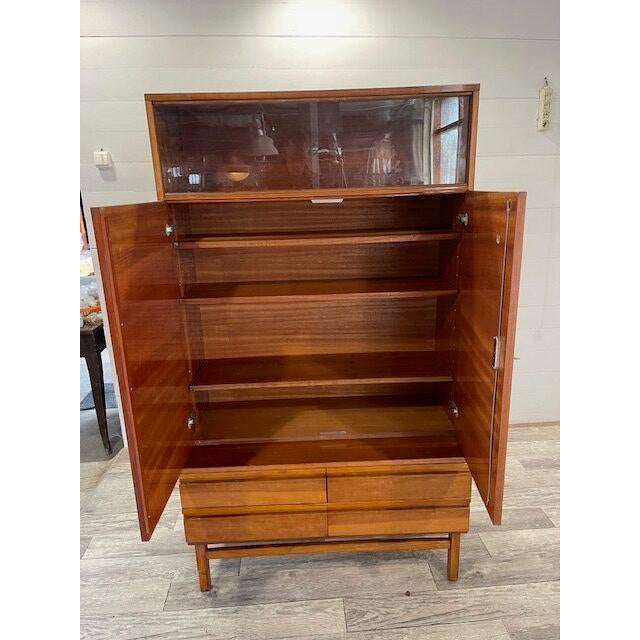 Vintage Two-Door Closet with Glass, 1970s For Sale - Image 6 of 8