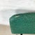 Mid-Century Modern Slipper Chair, Black Tubular Steel Frame, Forest Green Tweed For Sale - Image 10 of 12