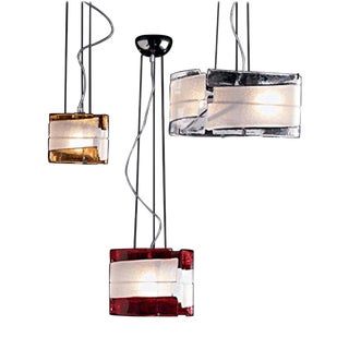 Radius Radsombg Pendant Lamp by Mazzega 1946 For Sale