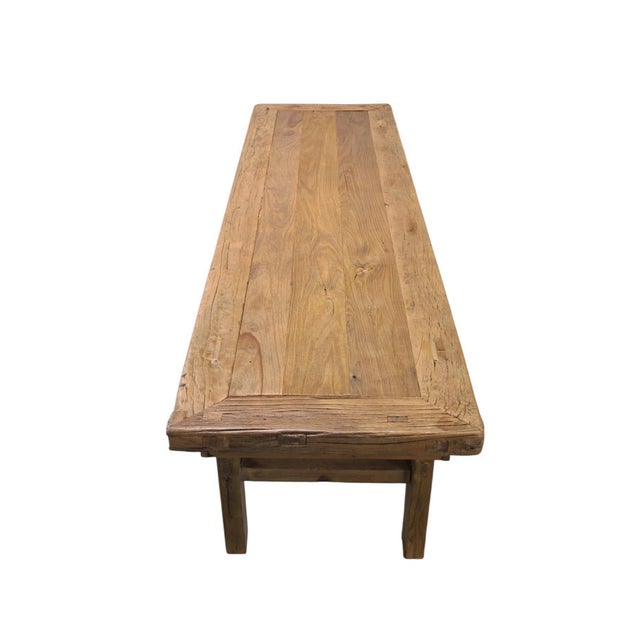 78" Inch Long Elm Bench For Sale In Greensboro - Image 6 of 8