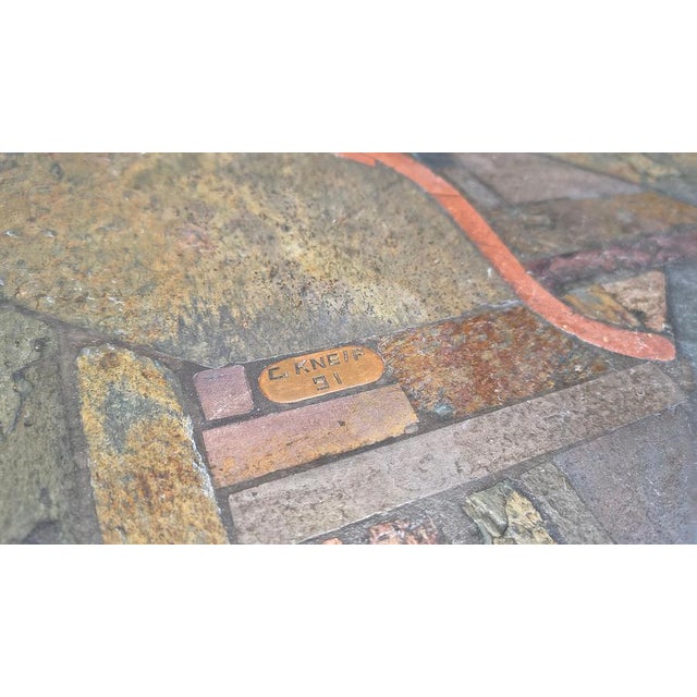 1990s Brutalist Side Table from C. Kneip, 1991 For Sale - Image 5 of 11