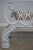White Stunning Carved Painted Window Bench - New Upholstery For Sale - Image 8 of 12