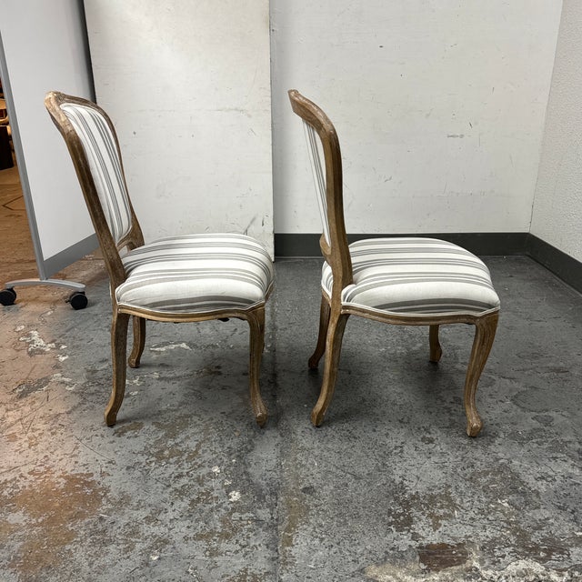 Hd Buttercup Park Hill French Provincial Side Chairs, a Pair | Chairish