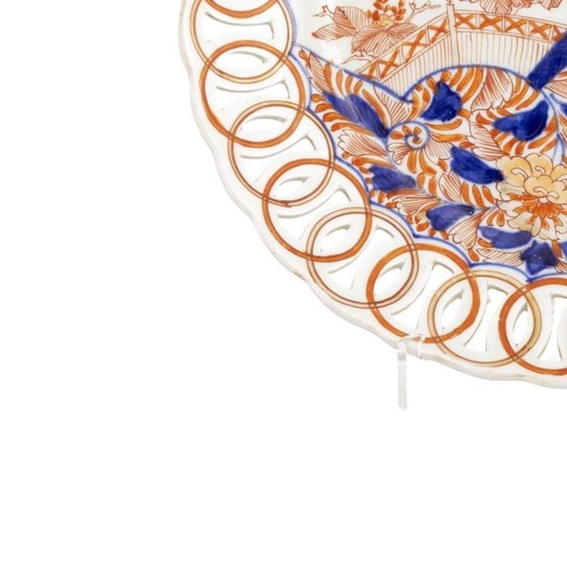 Japanese Imari Porcelain Plate, 1800 For Sale - Image 3 of 6