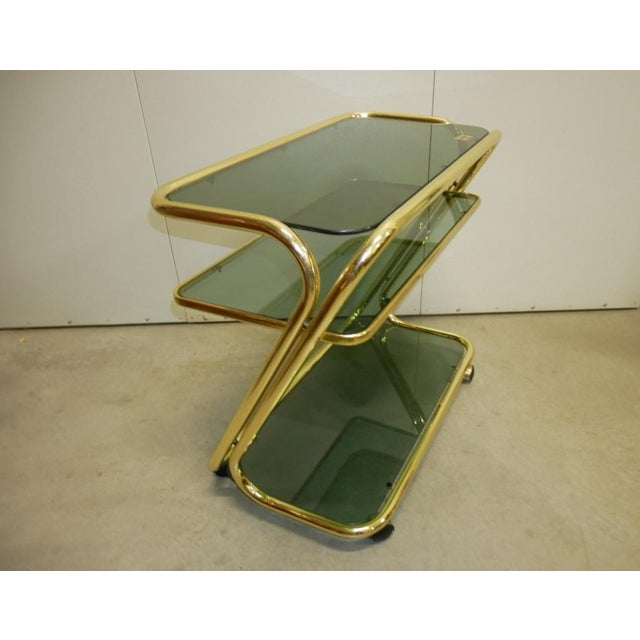 Brass Food Trolley from Morex, 1970s For Sale - Image 4 of 14