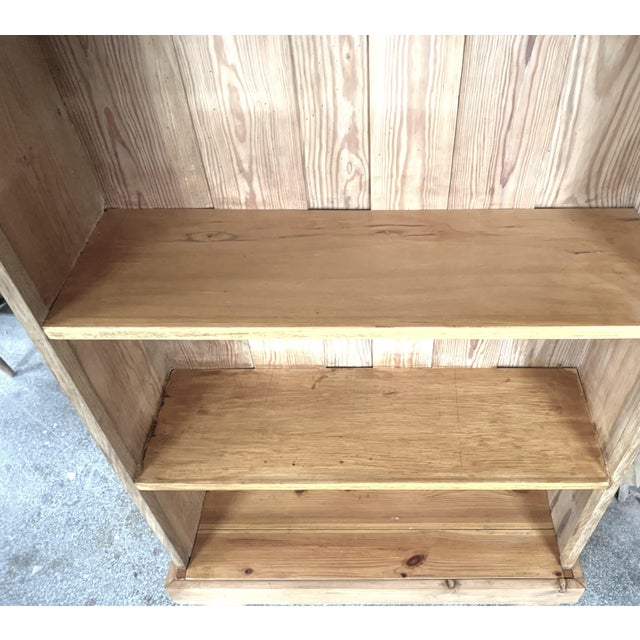 Hand-Made Wooden Bookcase, 1940s For Sale - Image 14 of 17