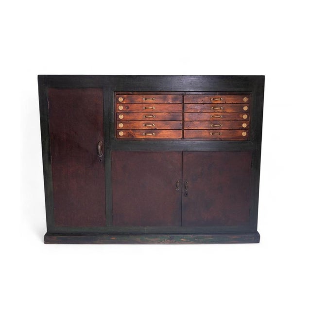 Vintage Industrial Chest of Drawers with Numbered Drawers For Sale - Image 18 of 18