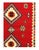 Vintage Pars Kilim Rug with Tribal Style . Full of tiny details and a bold expressive design combined with vibrant colors...
