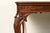 Romweber Style Georgian Walnut and Burl Wood Extension Dining Table, Newly Refinished For Sale - Image 11 of 17
