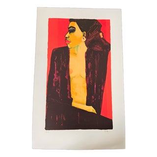 Gernot Kissel, Woman, 1970s, Lithograph For Sale
