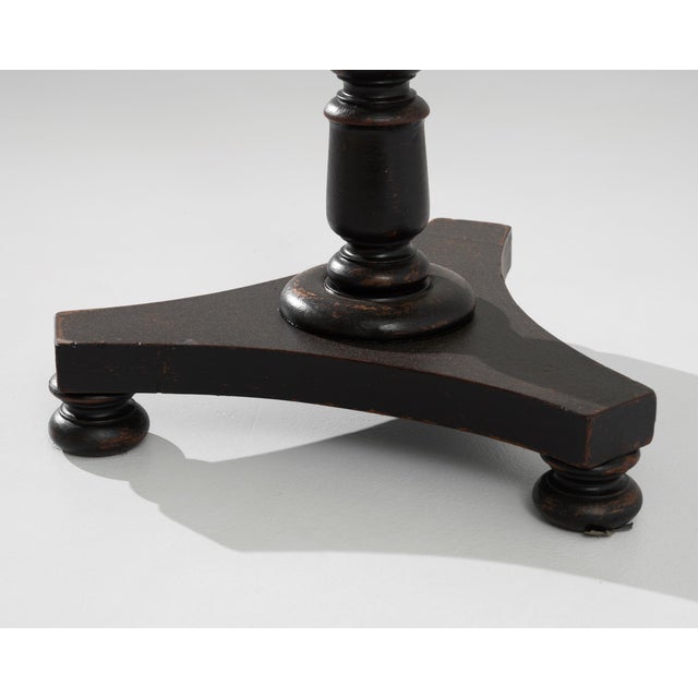 1900 - 1909 1900s British Wood Patinated Side Table For Sale - Image 5 of 5