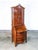 Trumeau / Secretaire Louis XV in Geometric Fund -bottomed wooden wooden, top anta, folding top and three drawers. Original...