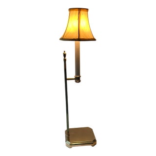Vintage Brass Candlestick Lamp For Sale
