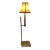 Vintage Brass Candlestick Lamp For Sale