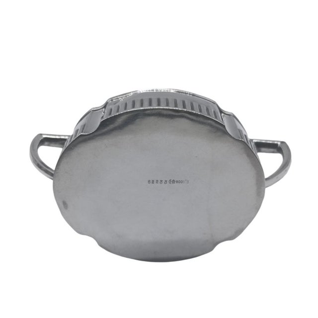 800 Hallmarked Silver Tea Set from Wilhelm Binder, Germany, 1890s, Set of 6 For Sale - Image 14 of 18