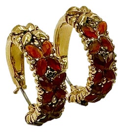 Example of Huggies and Hoop Earrings