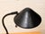 Vintage Postmodern Black & Wood Cone Desk Lamp For Sale - Image 9 of 11