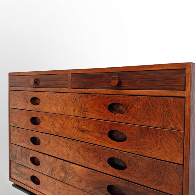 Wooden Buffet Chest of Drawers by G. Frattini for Bernini, 1950s For Sale - Image 17 of 18