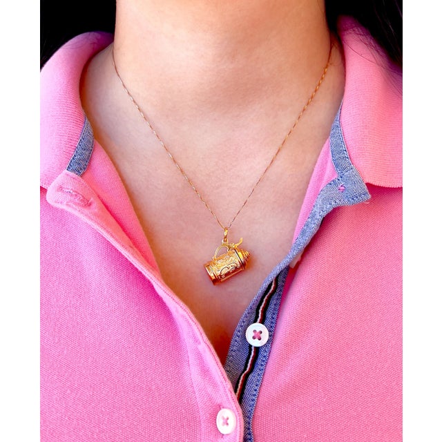 About This Charm: Experience the charm and beauty of this Vintage Beer Stein Charm. This unique item, circa 1960s is an...