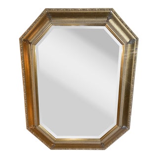 1990s Allegro Mirror Italy Made Bombay Company Beveled Edge For Sale