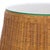 Spritely Home Hylda Scalloped Rattan Round Accent Table in Natural For Sale - Image 4 of 6