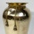 Late 20th Century Vintage Hammered Brass Urn With Rope and Tassel Detail For Sale - Image 5 of 8