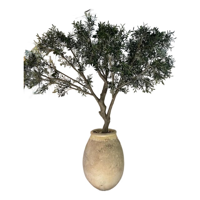 12-Foot Faux “Fruiting” Olive Tree For Sale