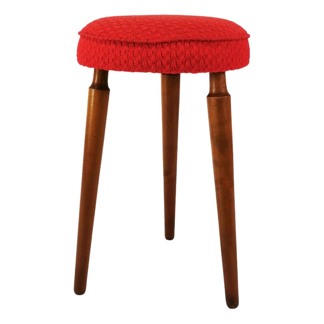 Modernist Stool, Czechoslovakia, 1960s For Sale