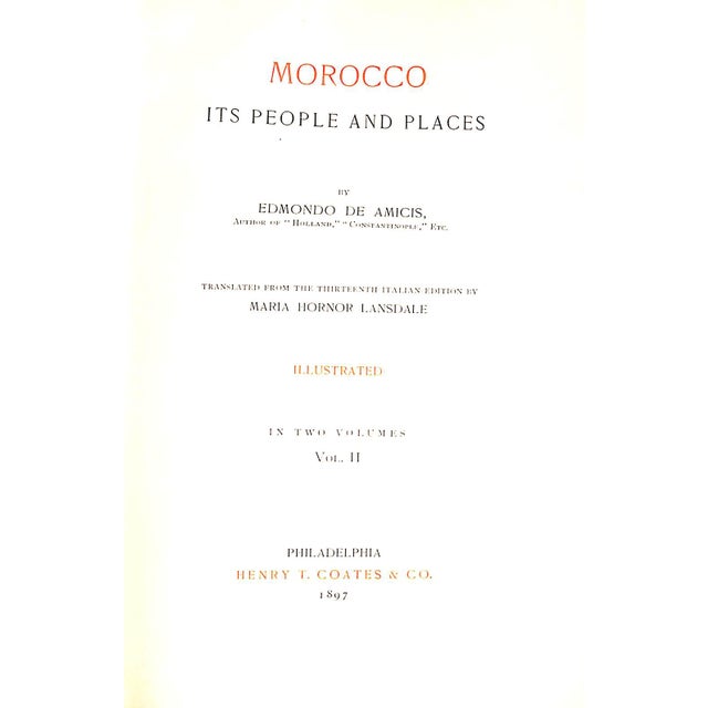 Traditional Morocco: It's People and Places Vol. I & Vol. II For Sale - Image 3 of 12