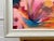 Pink Orange Red & Turquoise Expressive Abstract Art on Canvas by Contemporary Artist For Sale - Image 6 of 12